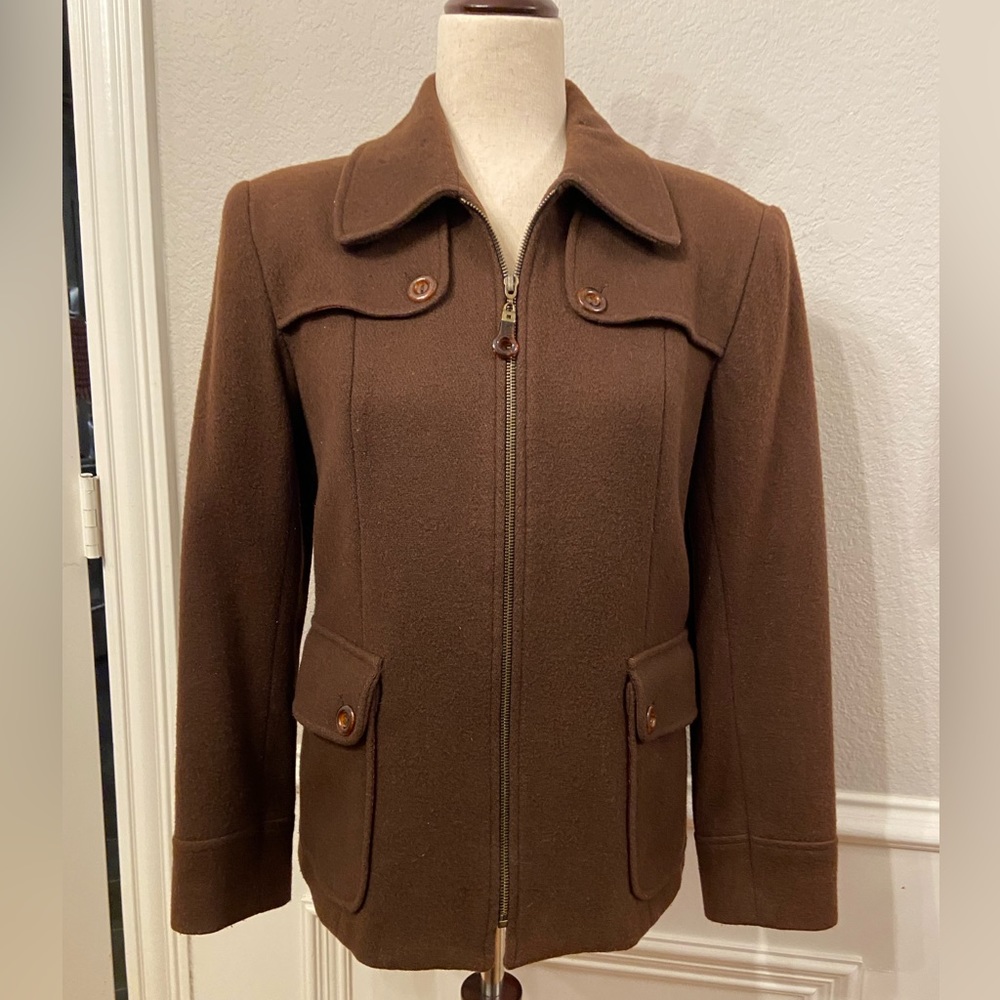 Jordan & Cole Lined Wool Jacket Blazer Vintage Size Small 90’s